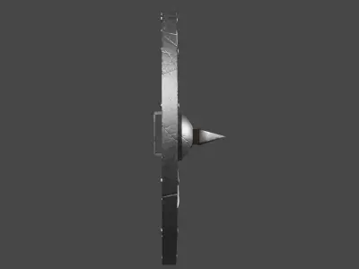 Shield Low-poly 3D model 11