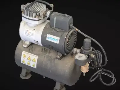 Air Pump Machine - High-Quality 3D Model Low-poly 3D model