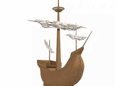 Ship toy Free 3D model