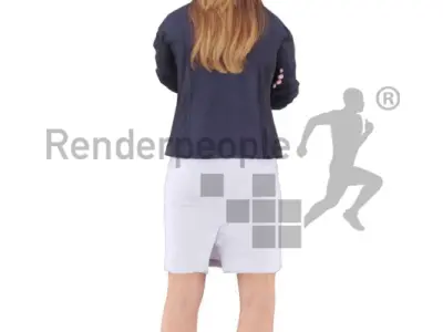 Melanie Animated 002 Standing