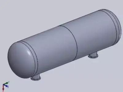 Tank OIL 3D model