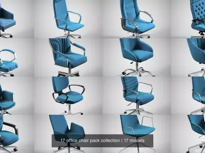17 office chair pack collection 