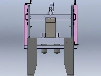 Carton Sealing Machine 3D model