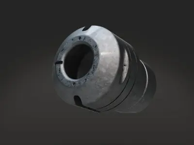 muzzle brake front station 3D model