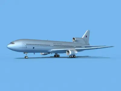 Lockheed L-1011 Royal Air Force 2 3D model