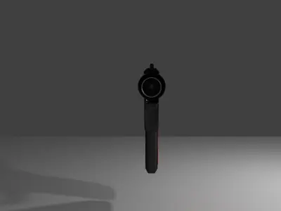 Tactical pistol Free low-poly 3D model