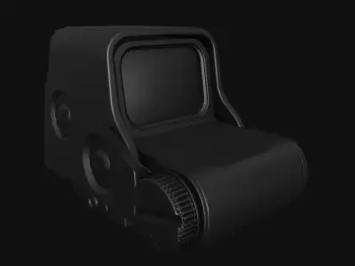 Holographic Sight Custom Low-poly 3D model