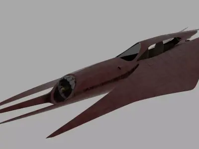 Scavenger jetpod Futuristic JetPod Free 3D model