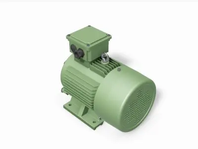 112M B3 Top IEC electric motor - 3D CAD model 3D model