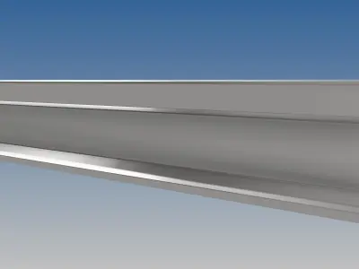British Standard-EN13674 49E1 rail 3D model