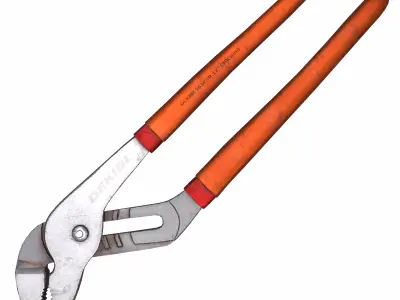 Water Pump Plier Low Poly Low-poly 3D model