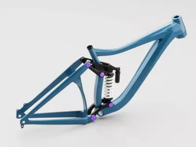 Downhill frame Giant Glory 3D model