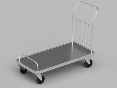 Roller Handcart 3D model purchase