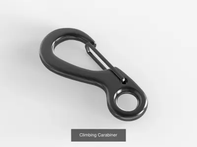 Carabiner and Hook 3D Model Pack