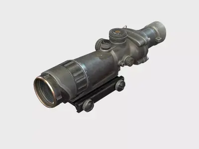 Optical Scope 105 Low-poly 3D model