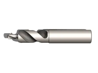 Broca Escalonada Step Drill dia 16 x 100 and 6 x 12 3D model