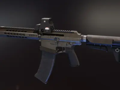 Dracarys Gen-12 Shotgun Low-poly 3D model