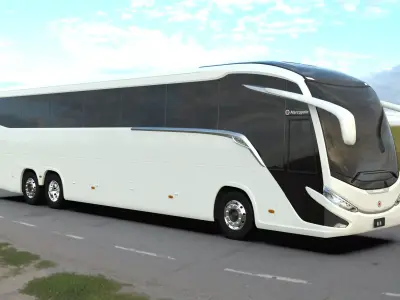 Marcopolo G8 1200 Bus 3D model
