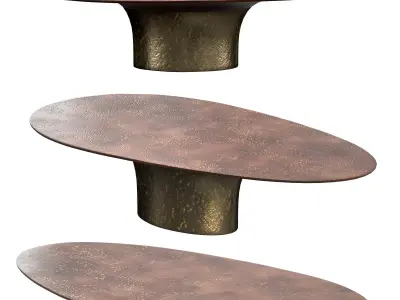 NR COPPER V1 LOW TABLE 3D model