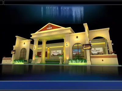 Exhibition - Area - 9X19-3DMAX2009-08 3D model
