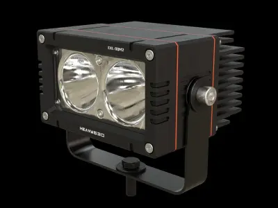 External LED work light SQM2 3D model