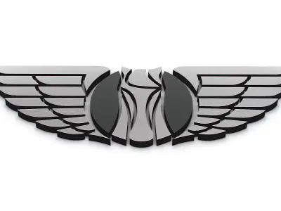LEVC logo 3D model