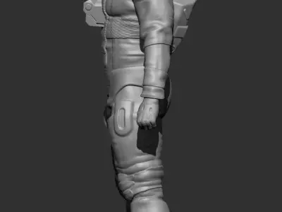 MaK STL Scale Figure Pilot Male 3D print model