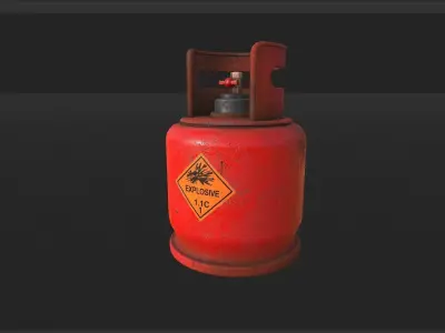 Gas Bag Low-poly 3D model
