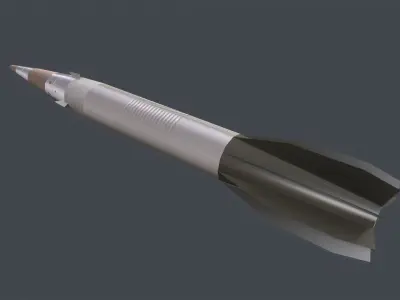 Vulcano GLR 155mm Low-poly 3D model