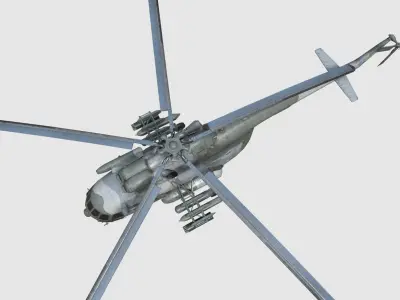 MI 171 helicopter Ukraine Low-poly 3D model