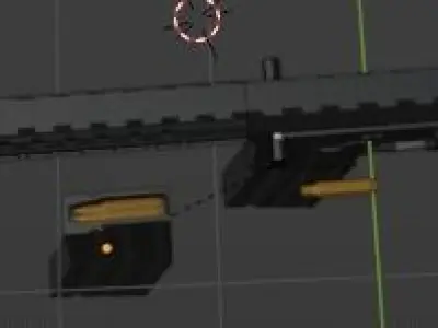 low-poly Blackwood Arms AR-15 3D model