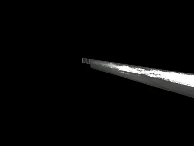 Scimitar LOTR Low-poly 3D model
