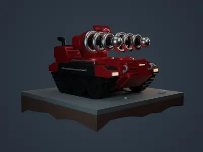 Tesla Tank Free 3D model