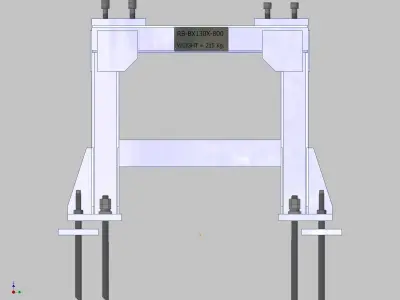 26372-ROBOT BASE BX130X-800 3D model