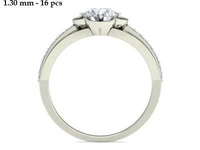 Wedding Ring  3D print model 153