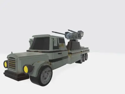 War Truck 3D model
