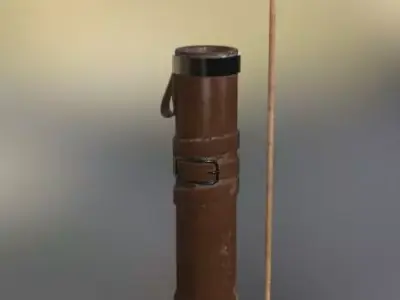 Bow Arrow Low-poly 3D model