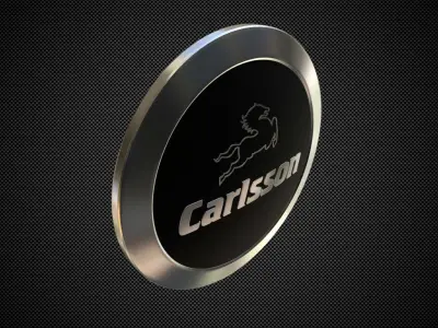 carlsson logo 3D model