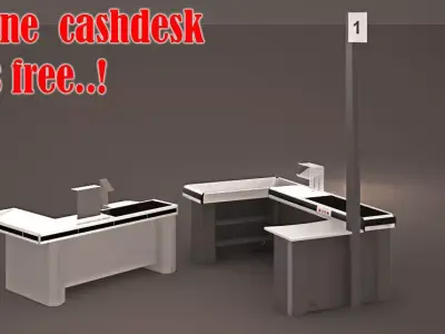 CASH DESKS 3D model