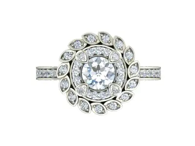 Wedding Ring  3D print model 182