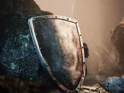 3D Shield Free 3D model