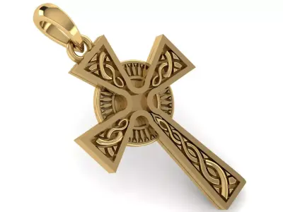 CROSS PENDANT CR208 3D print model