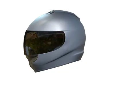 Helmet motorcycle Low-poly 3D model