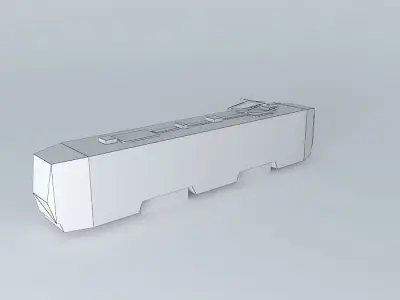 Streetcar tram Free 3D model