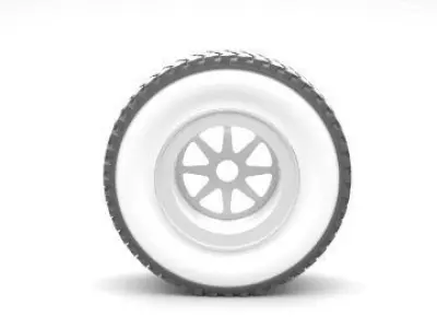 wheel tire 3D model from CGTrader