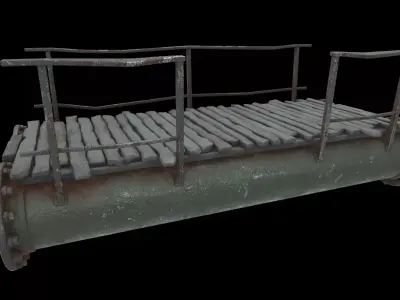 pipe raft 02 3D model