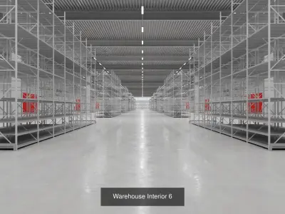 Big collection of industrial warehouses 3D Model Pack