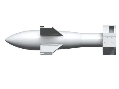 Fritz X missile 3D model