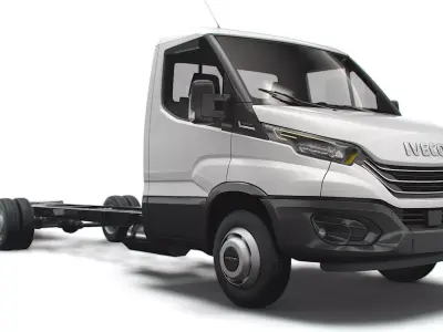 Iveco Daily Single Cab L7 Chassis 2022 3D model