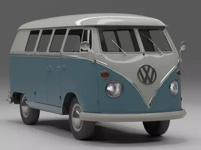 Volkswagen Type 2 Kombi 3D model